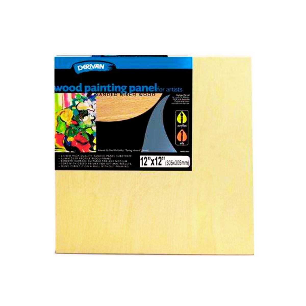 derivan wood painting board