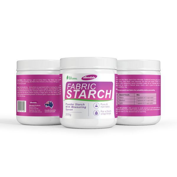 fabric starch powder for laundry 200gm