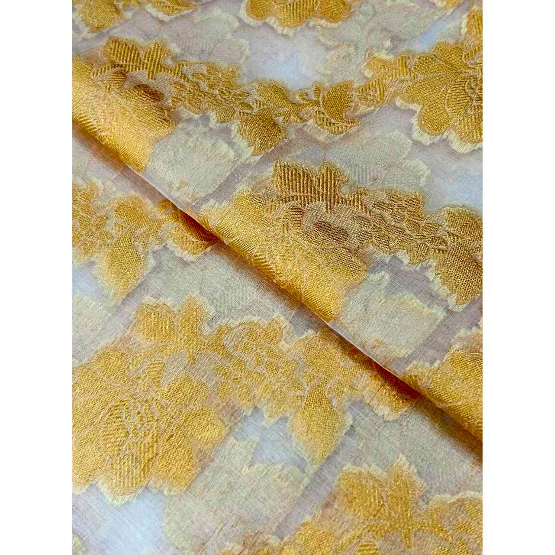 Organza Jacquard Designer Fabric