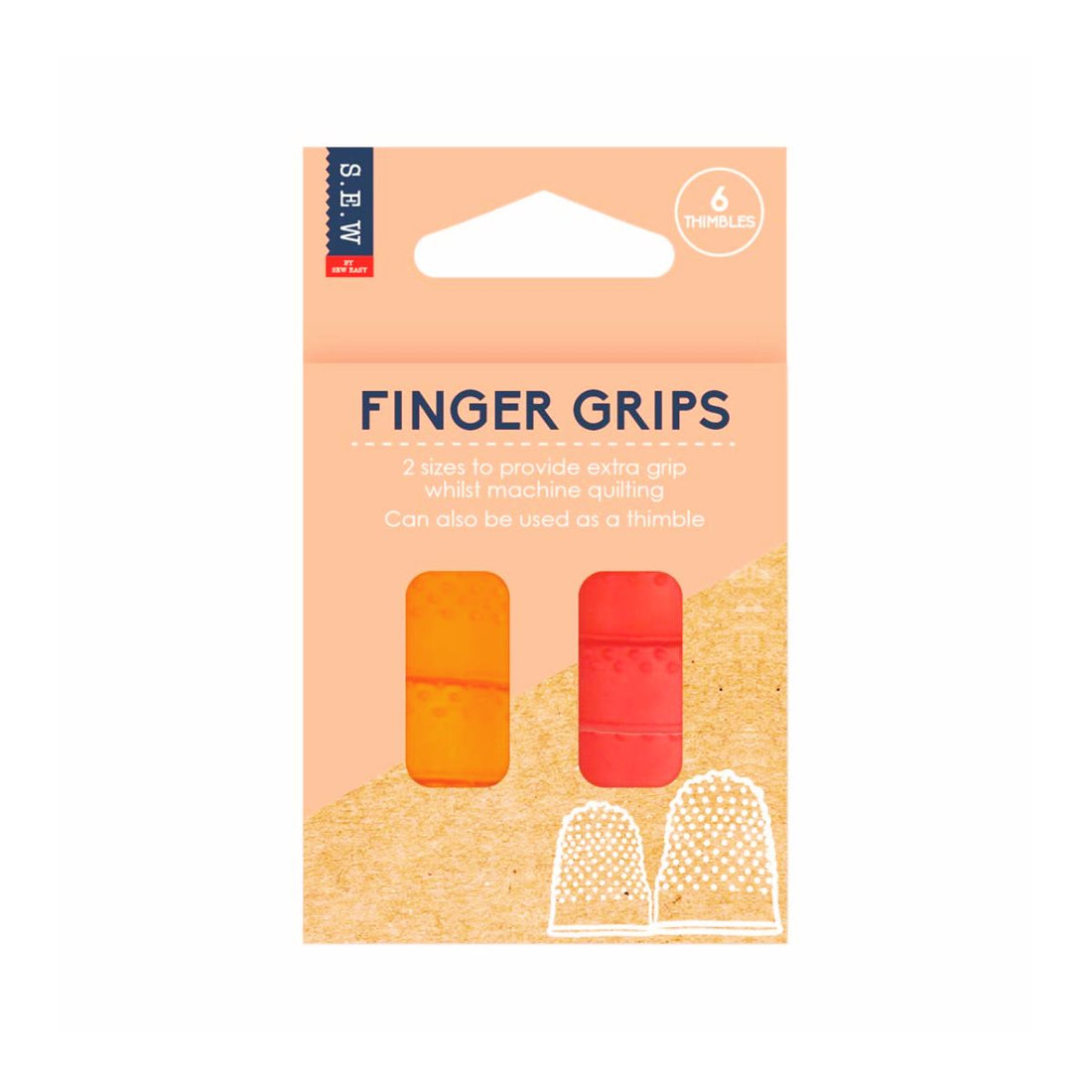 Sew Easy finger grips for quilting and embroidery
