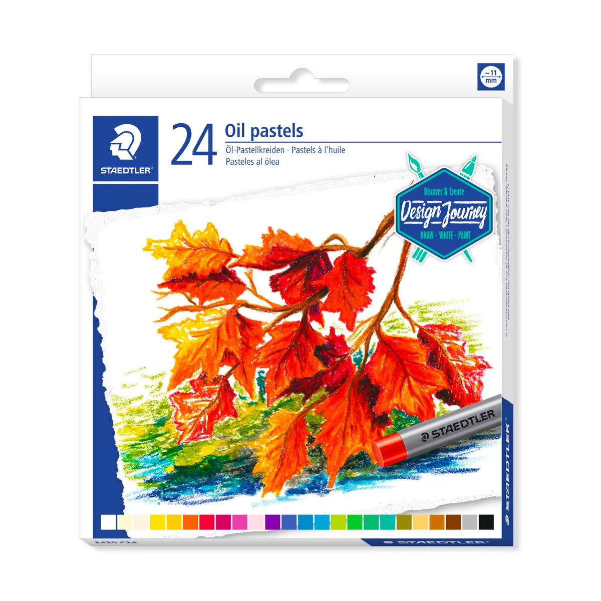 staedtler design journey oil pastels set of 24