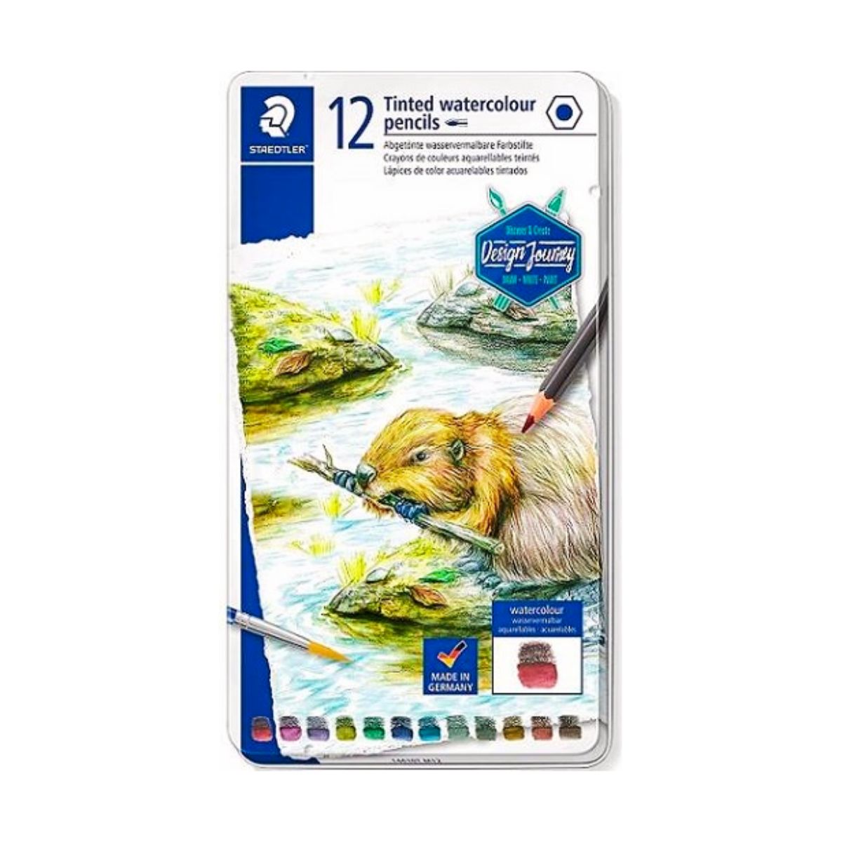 staedtler design journey tinted watecrolour pencils