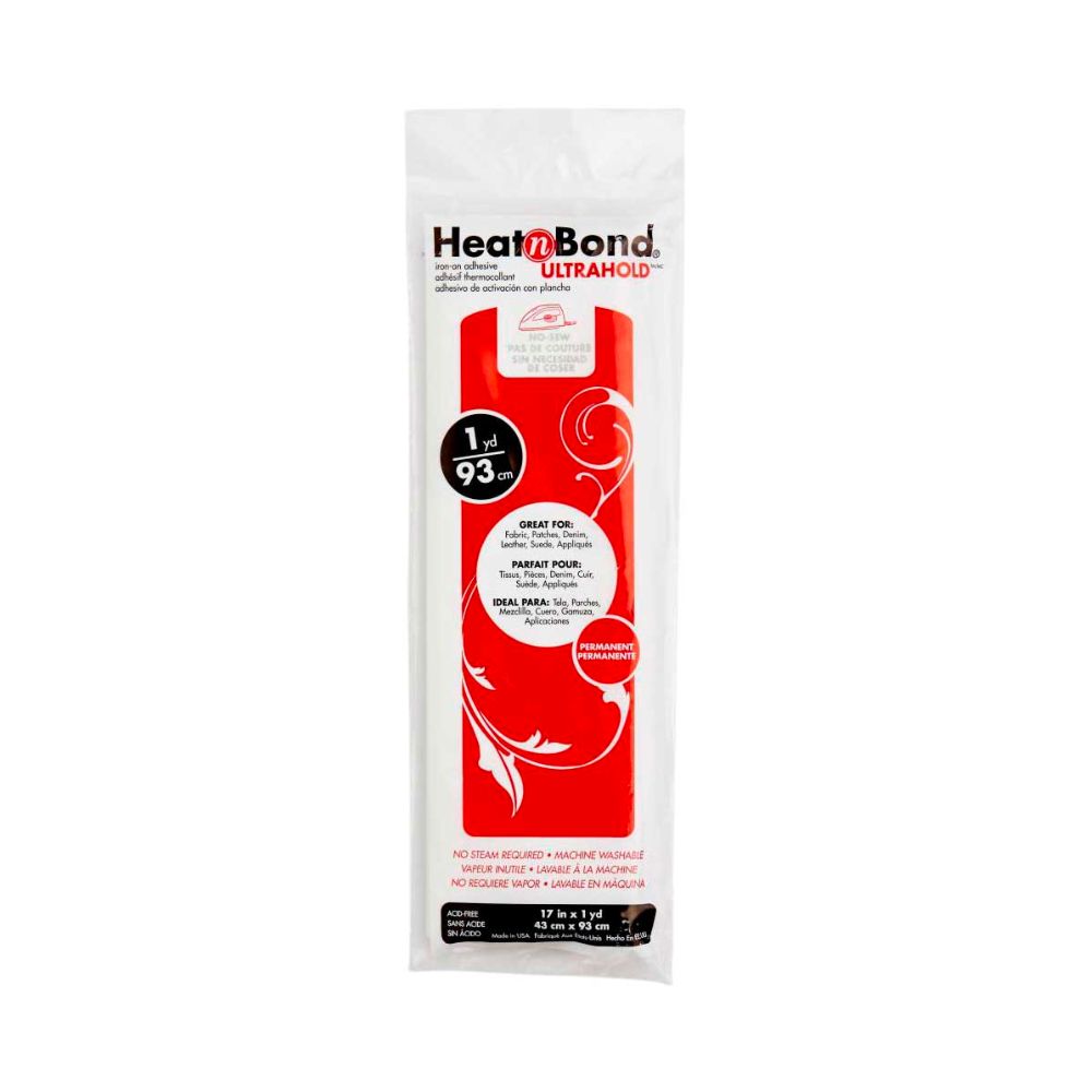 heatnbond ultrahold iron on fabric adhesive