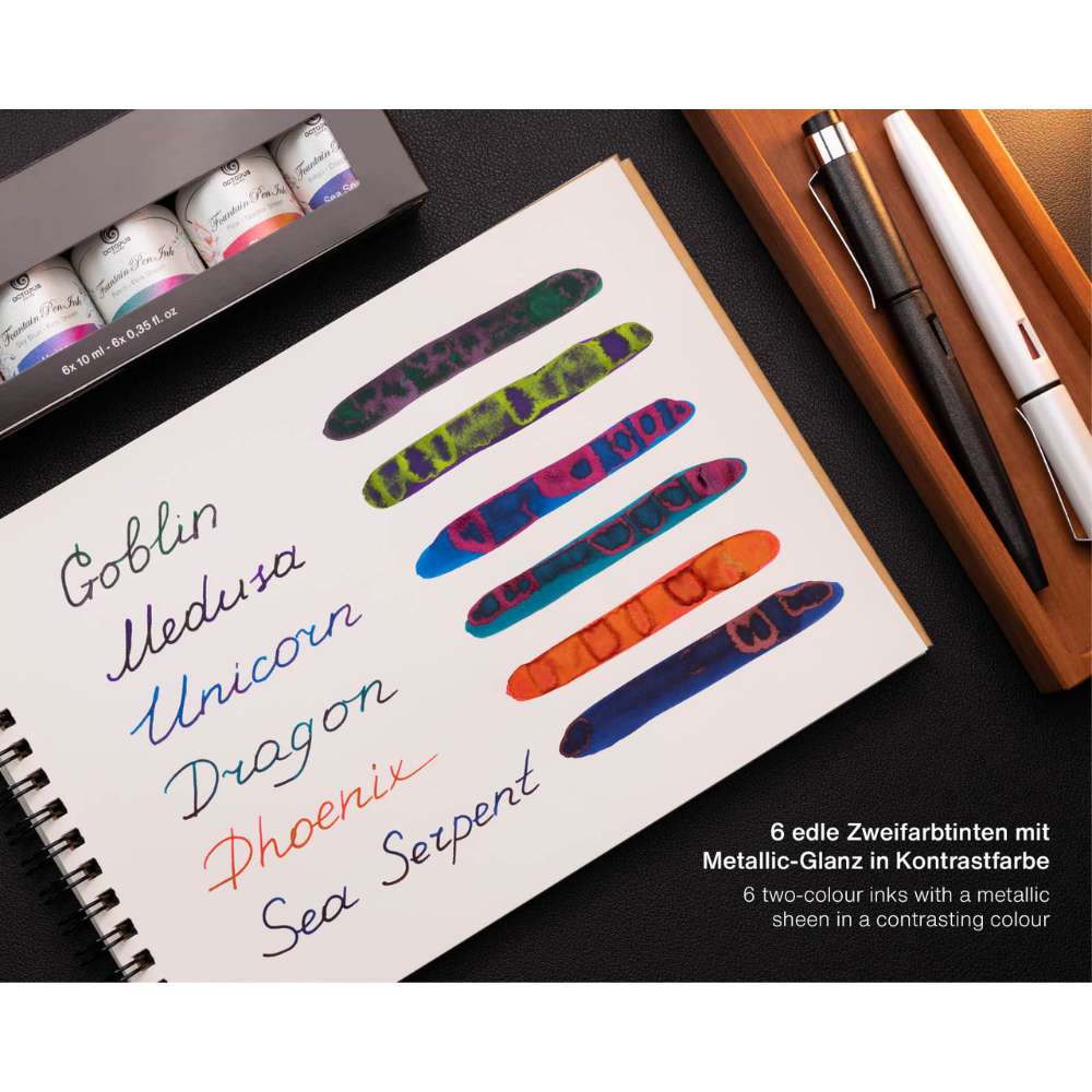 sheening fountain pen ink