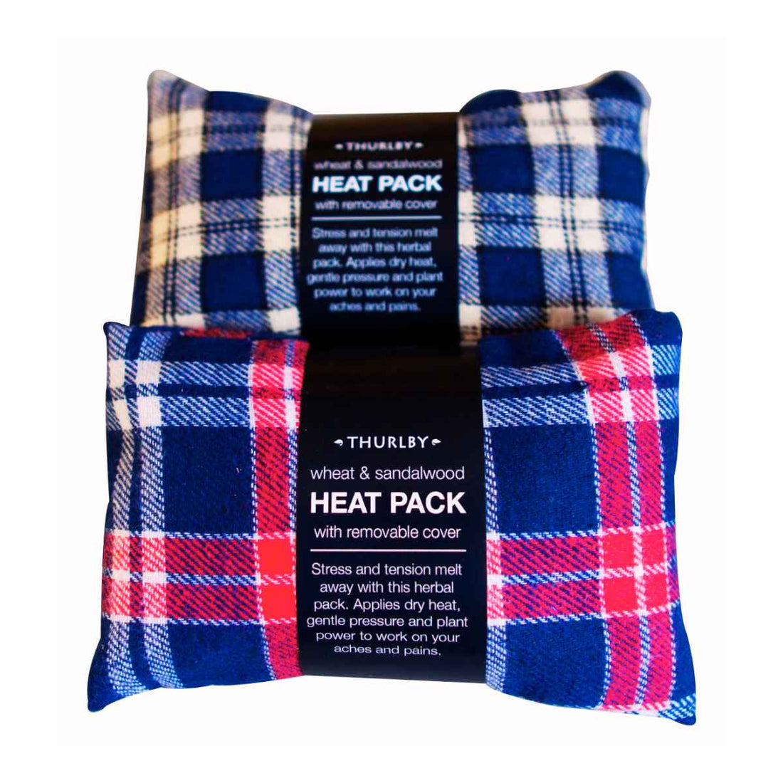 Wheat And Sandalwood Check Mate Heat Pack