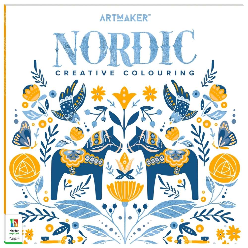 art maker nordic colouring book
