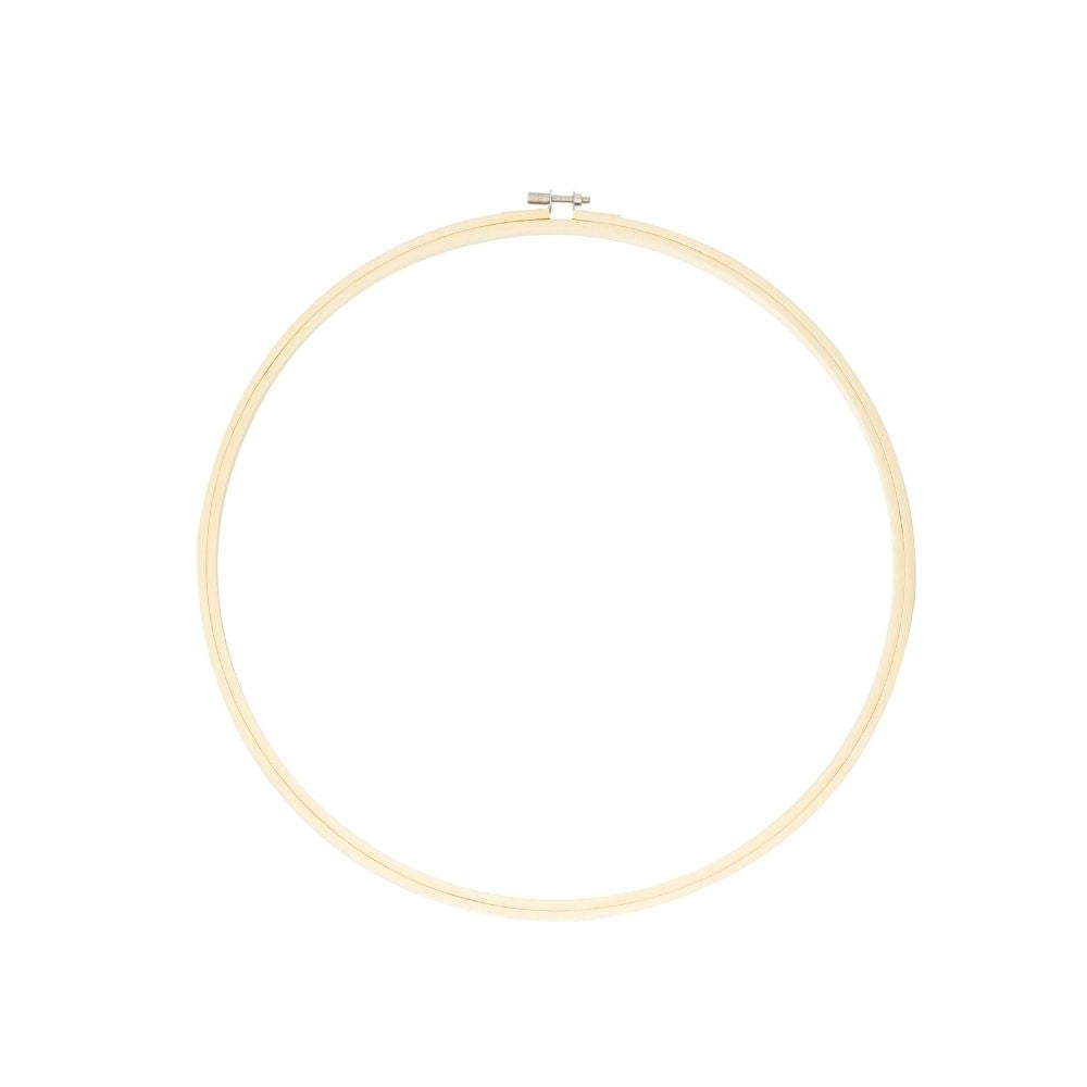 wooden embroidery hoop round