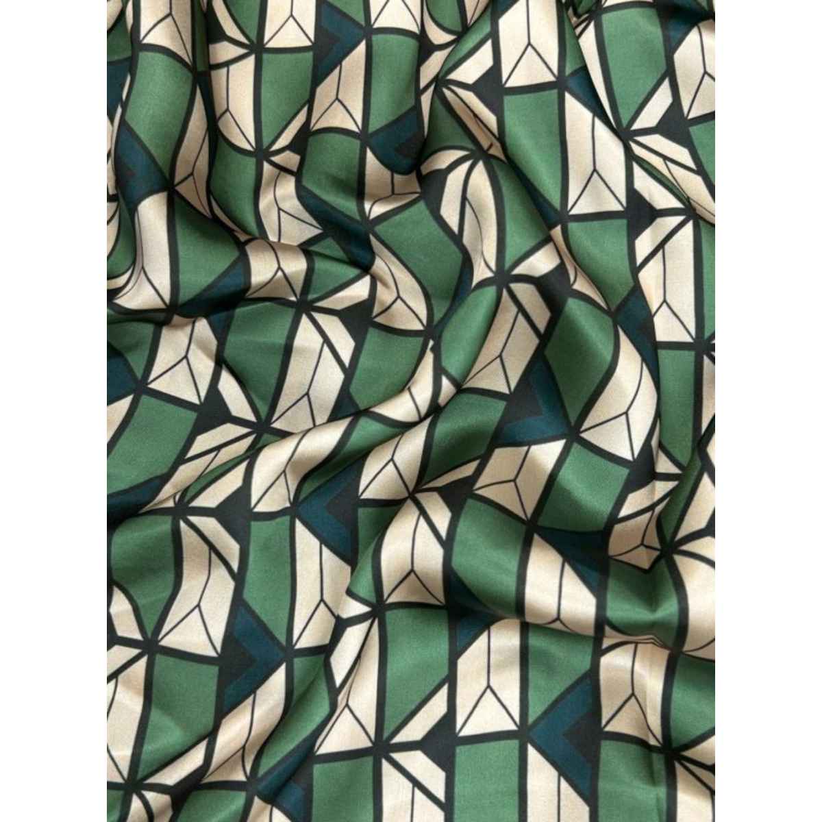 bright green shamoz silk fabric