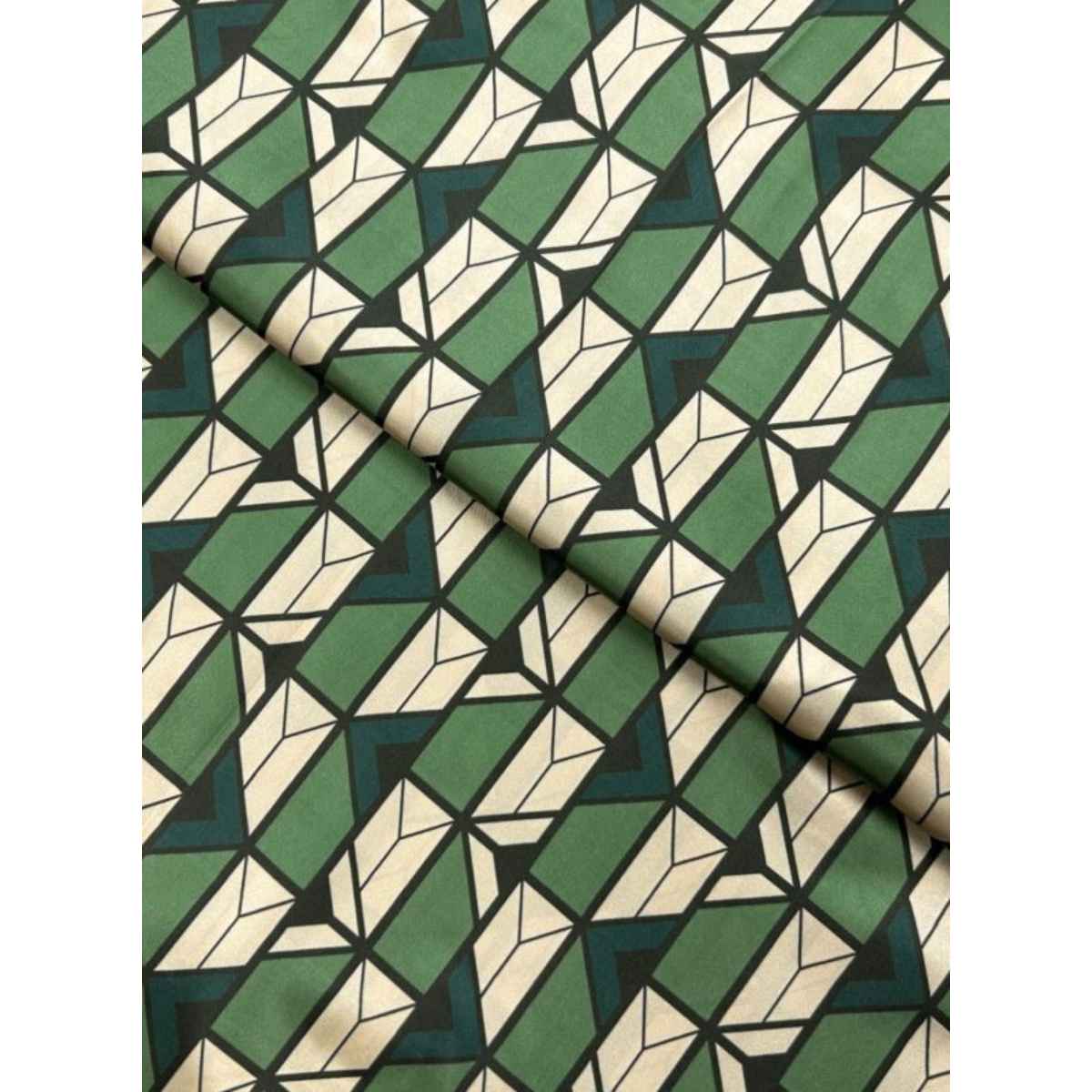 bright green shamoz silk fabric