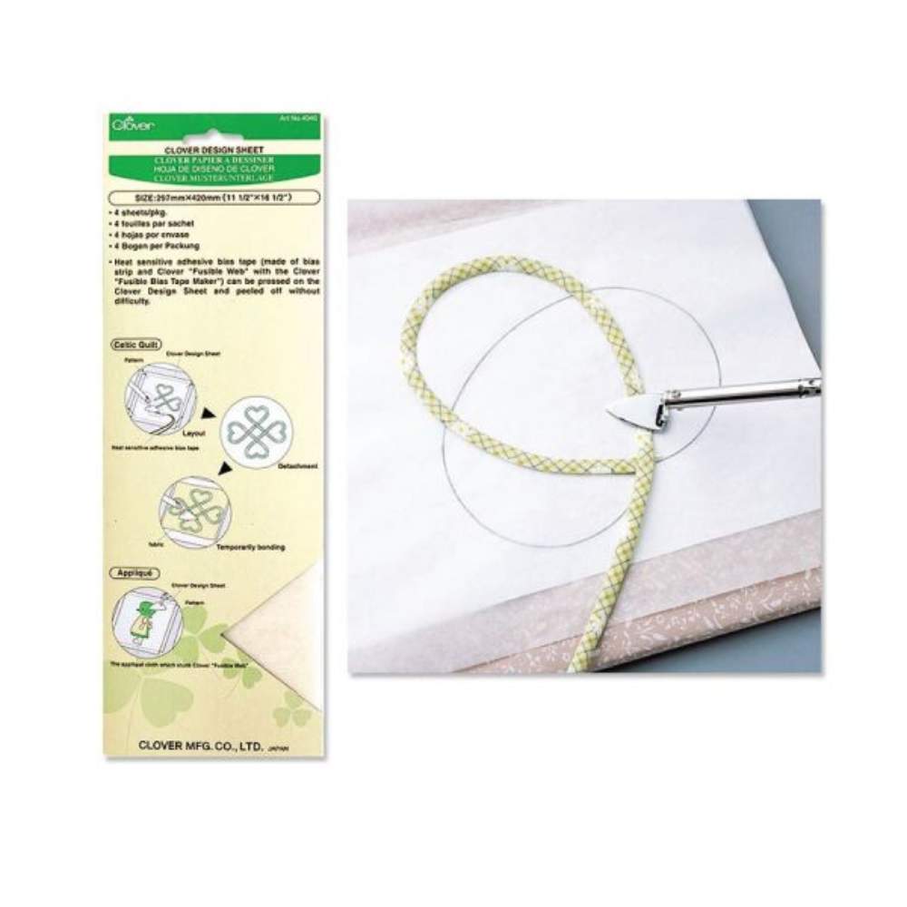 clover design sheet for quilting