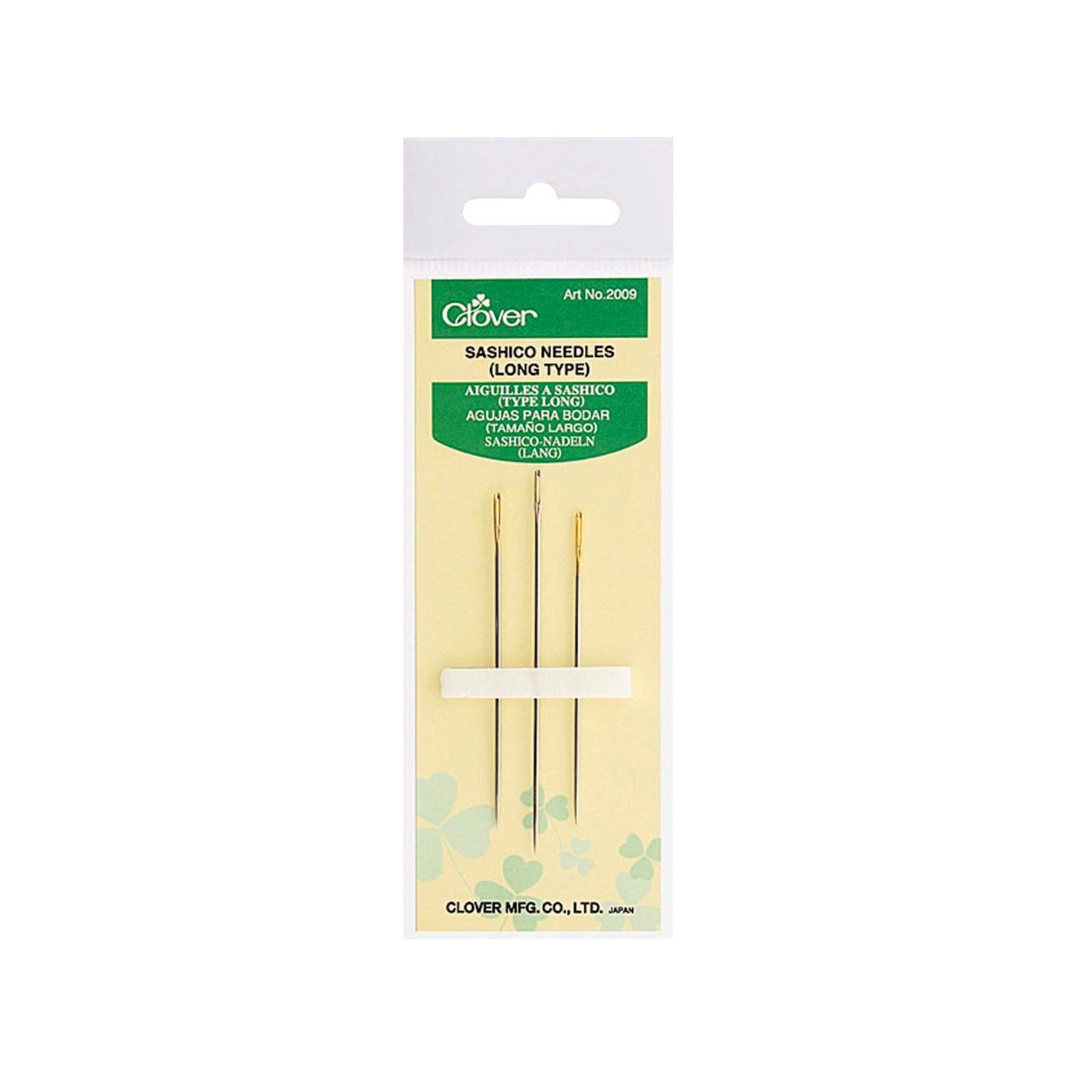 Clover Sashico needles Long Type, Pack of 3