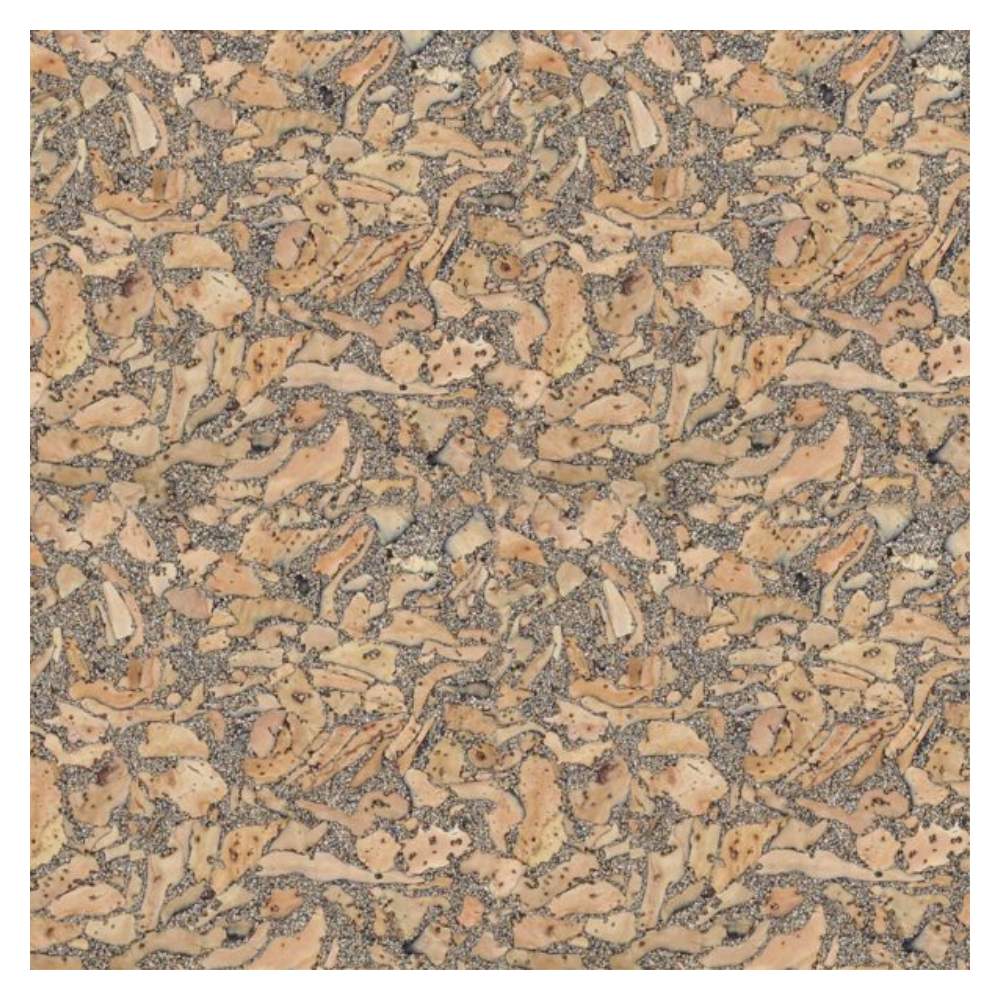 patterned cork fabric for crafts and sewing.