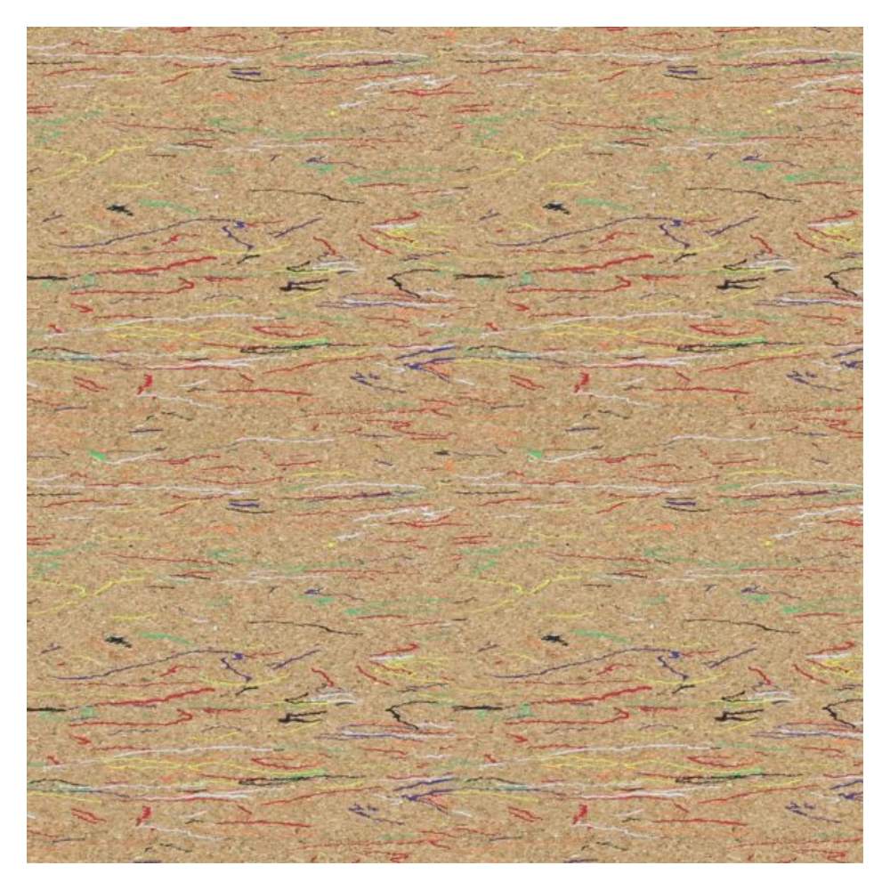 patterned cork fabric for coasters, bag making and crafts.