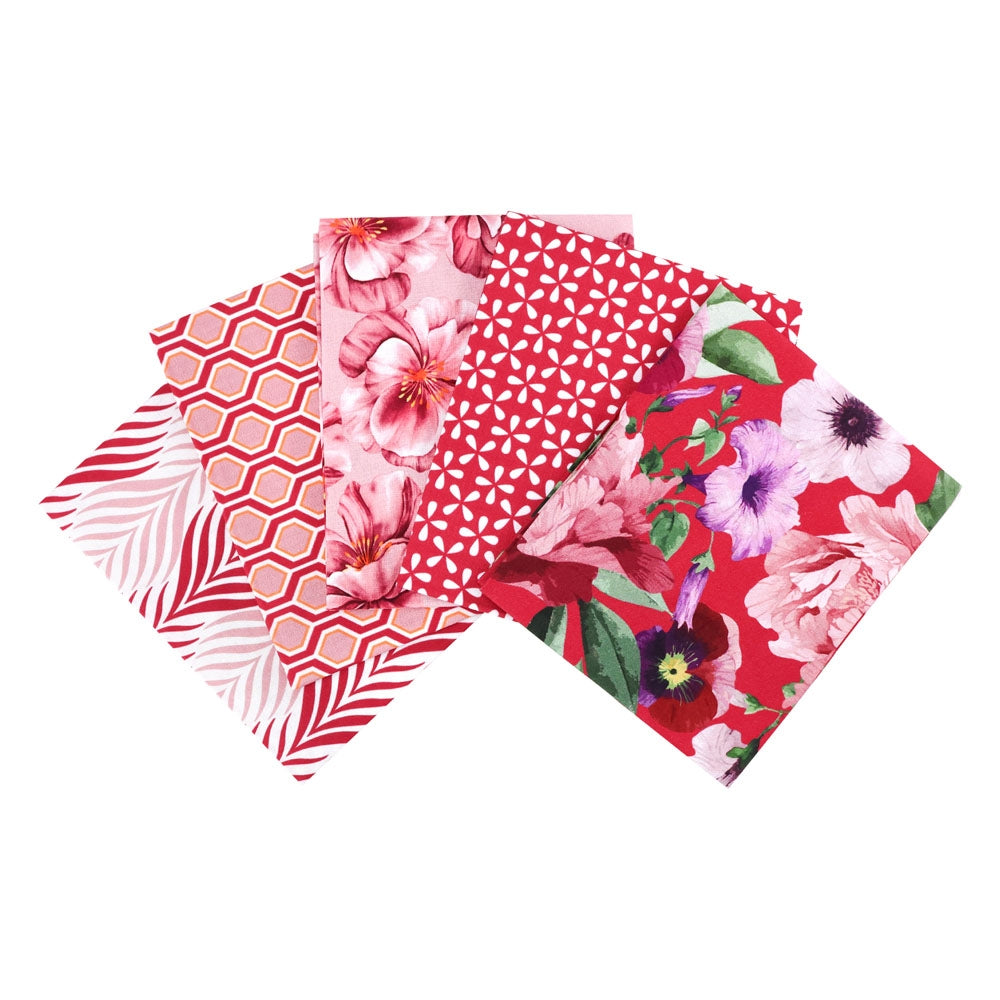 pink cotton fabric for crafts and quilting