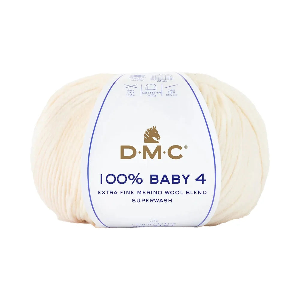 cream dmc baby 4 yarn for crochet