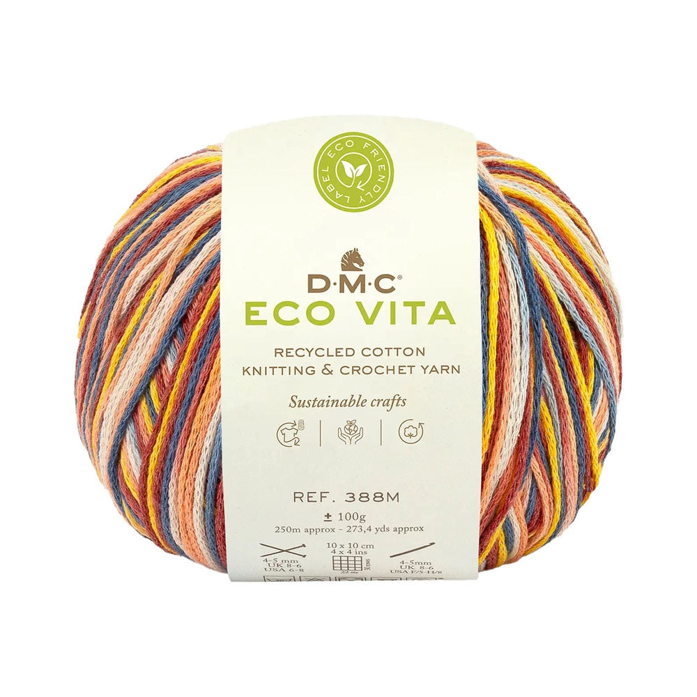 dmc eco vita multicoloured yarn