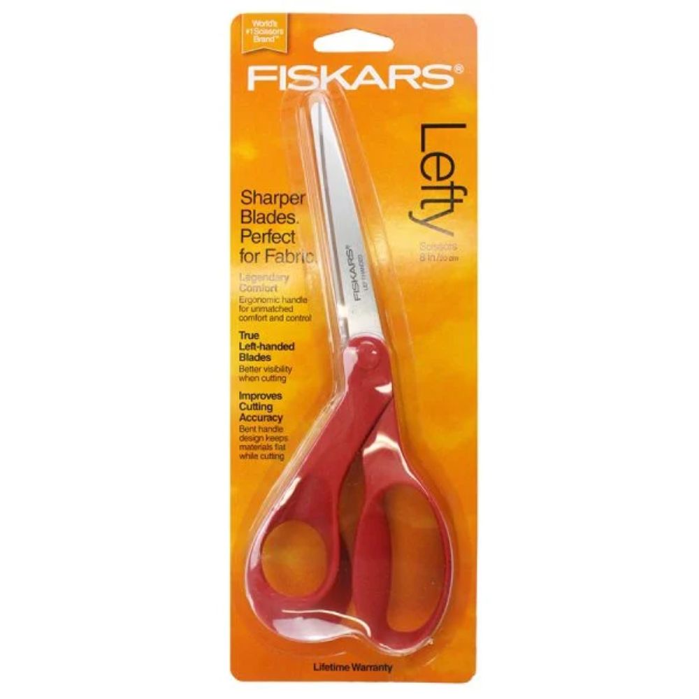 fiskars left handed dressmaking scissors