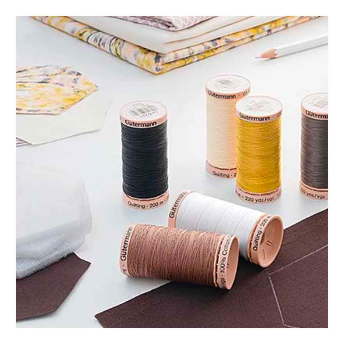 Gutermann Creativ Hand Quilting Thread Set, Natural