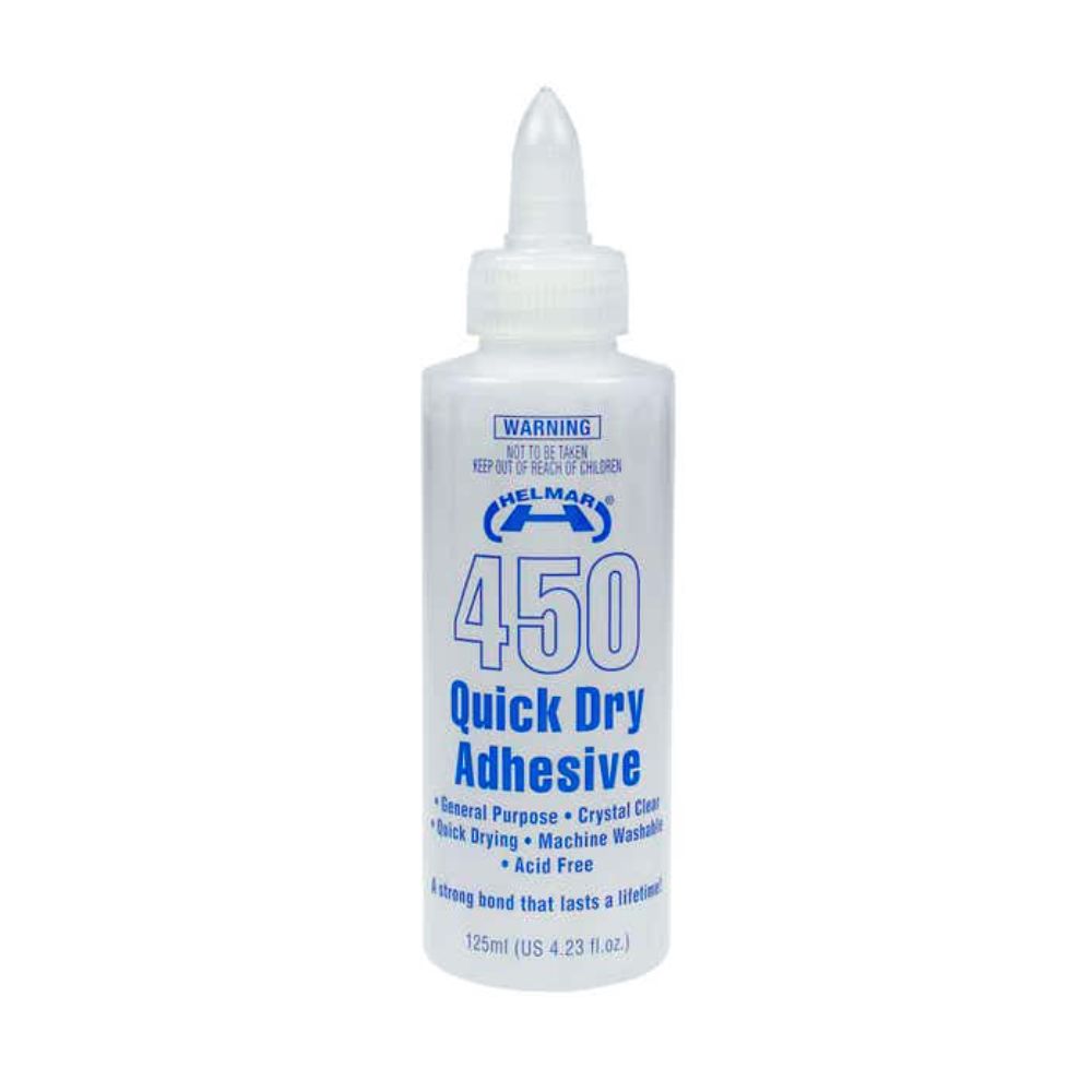 helmar 450 stainless quick dry adhesive 125ml