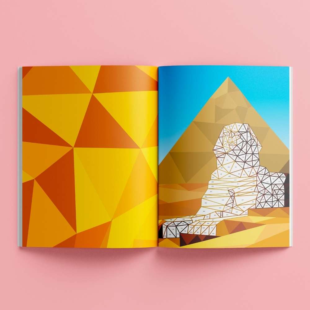 mosaic sticker art painting book