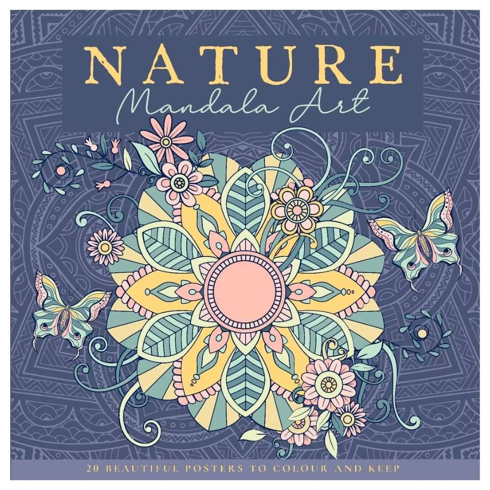 Mandala Art Nature Colouring Book