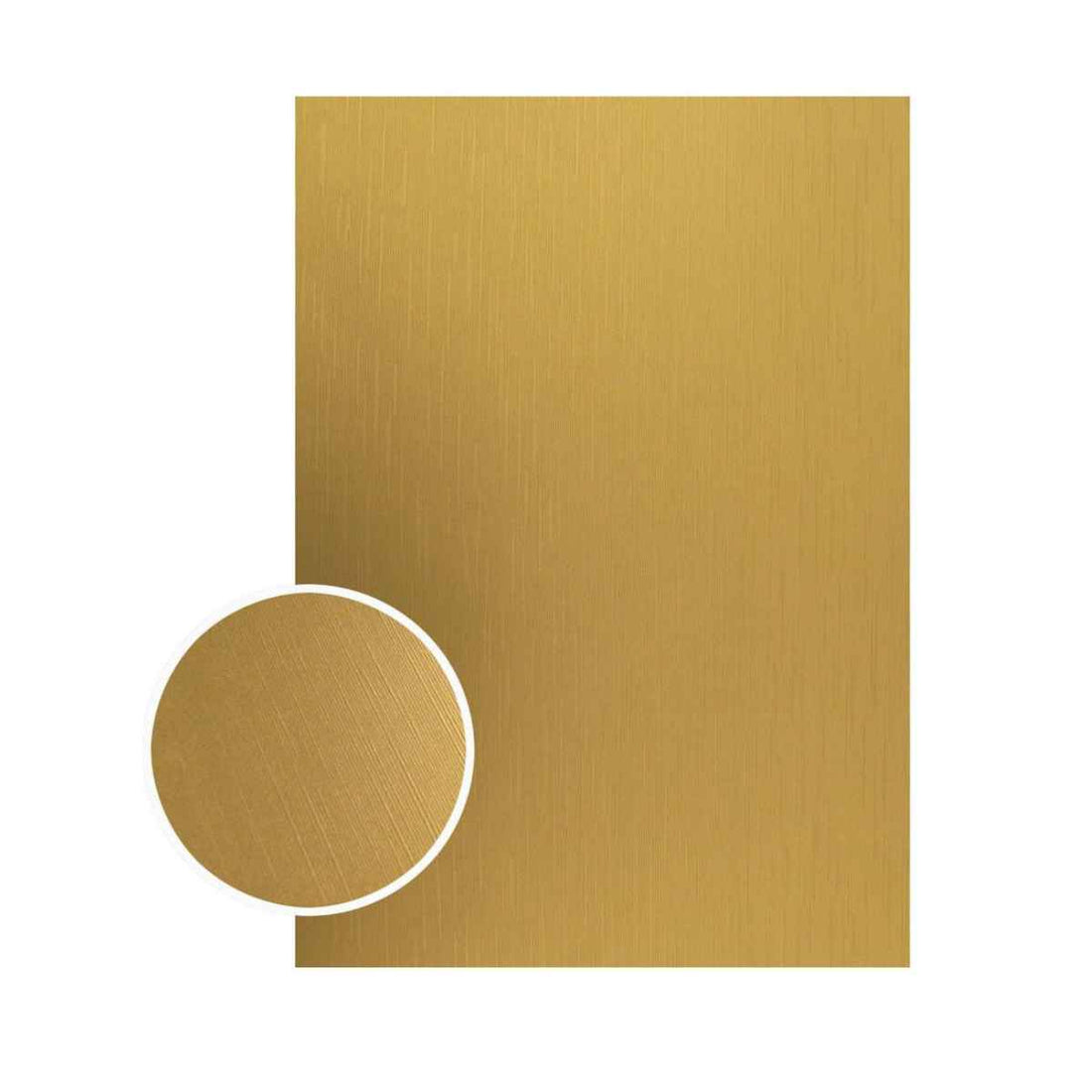 Matte gold mirror foil board with textured line