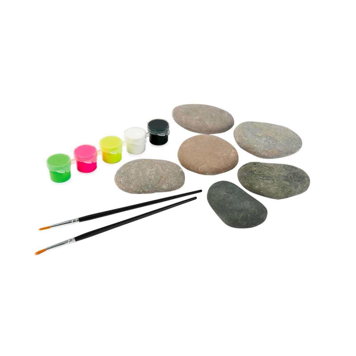 Neon Painted Rocks, Rock Painting Deluxe Kit