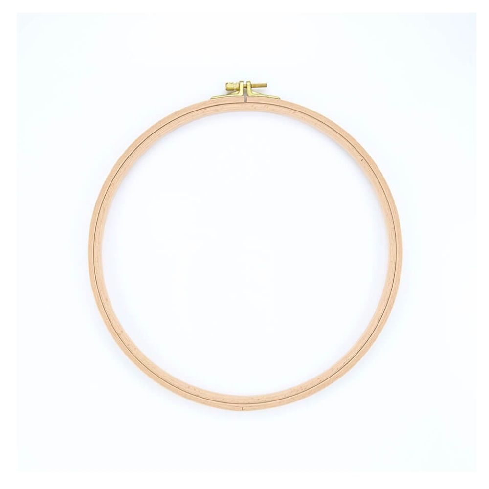sturdy wooden embroidery hoops