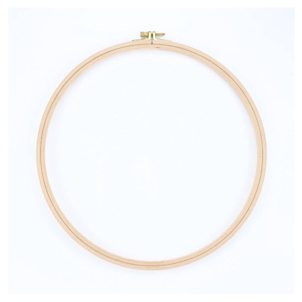 nurge wooden embroidery hoop 16mm