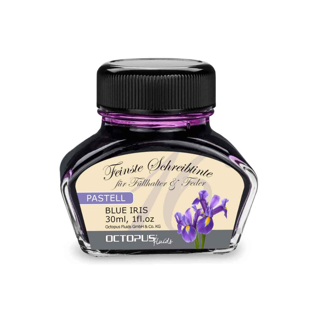 Fountain Pen Ink, Calligraphy Ink Bottle 30ml - Blue Iris