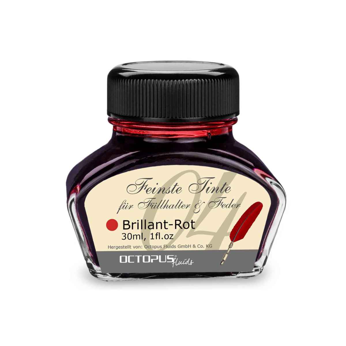 fountain pen ink brilliant red