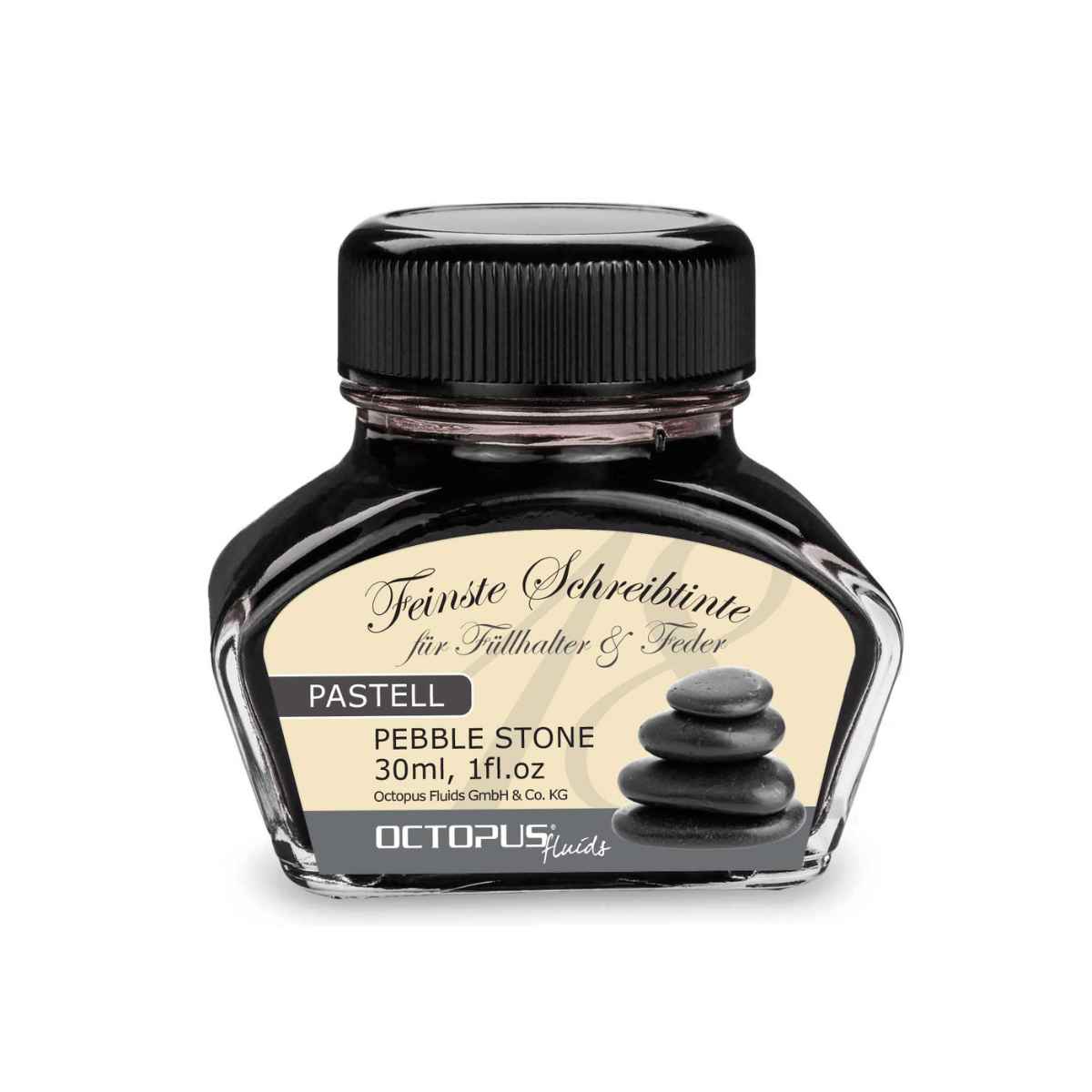 fountain pen ink pebble stone grey