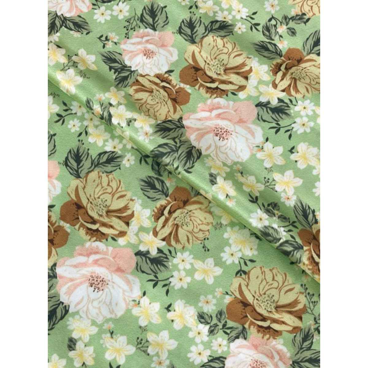 pastel green shamoz silk fabric