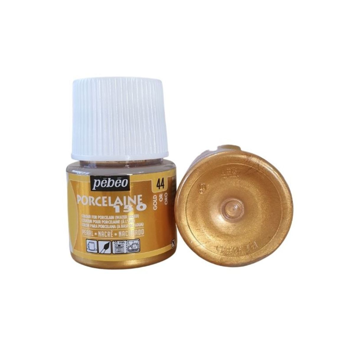 pebeo porcelaine decorative paint gold