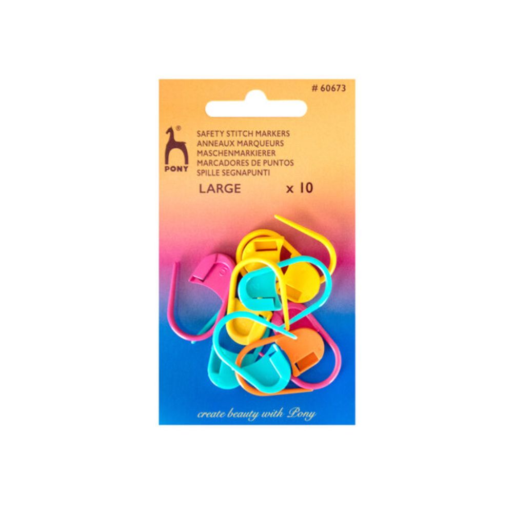 large knitting stitch markers