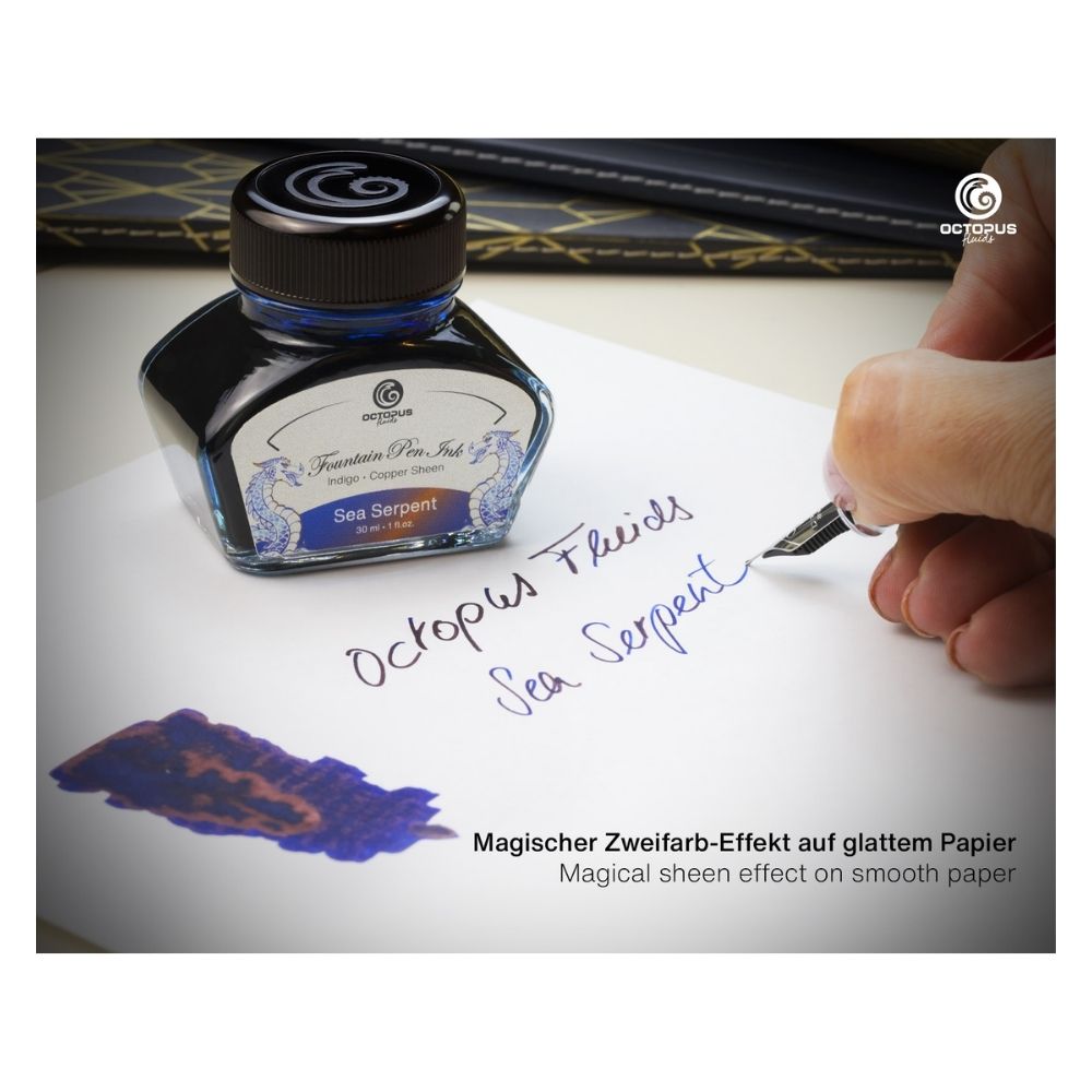 copper fountain pen ink sheen