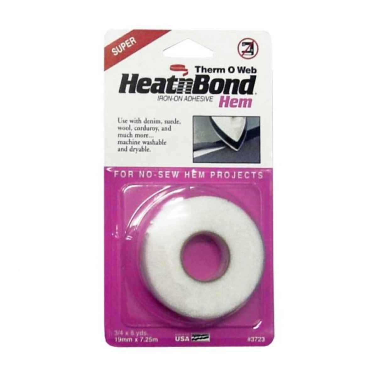 heat n bond no sew super strength hem tape