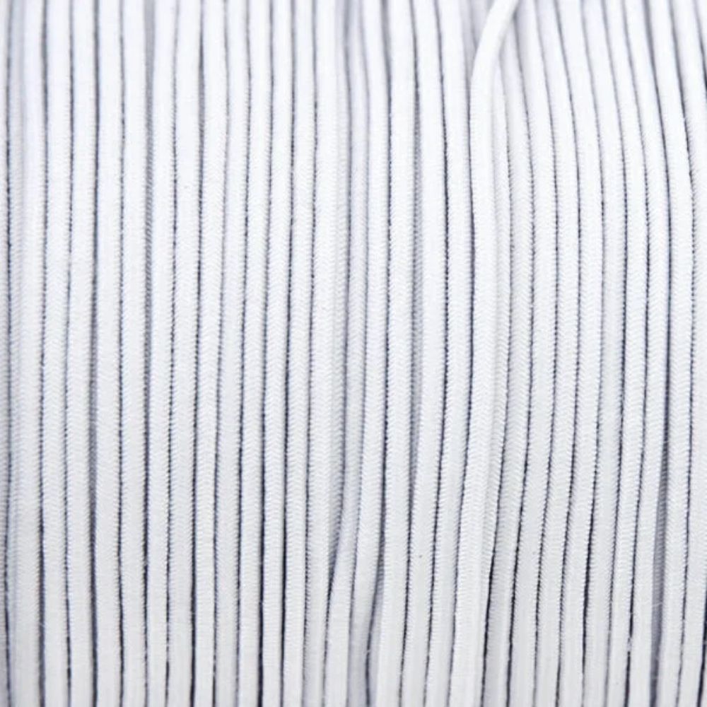 uni trim elastic white