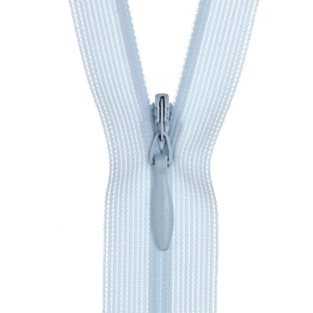 blue polyester zip for sewing projects