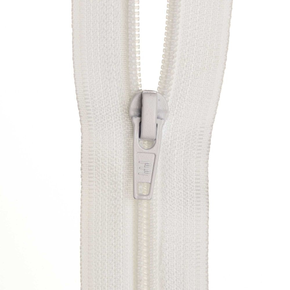 white open ended zipper for sewing