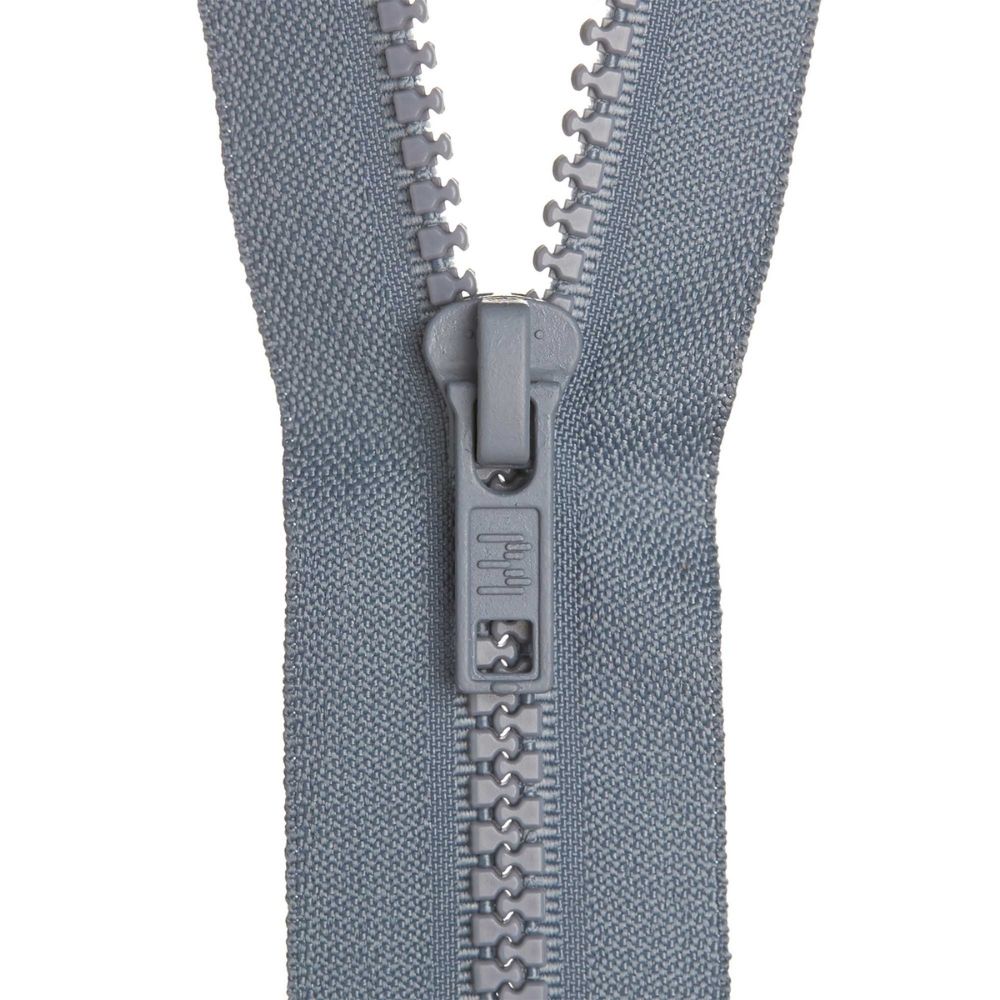 grey zipper for jacket and sewing