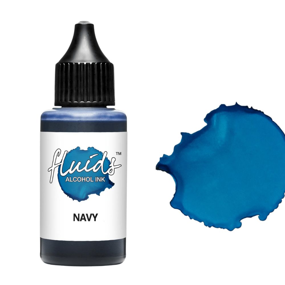fluids alcohol ink navy