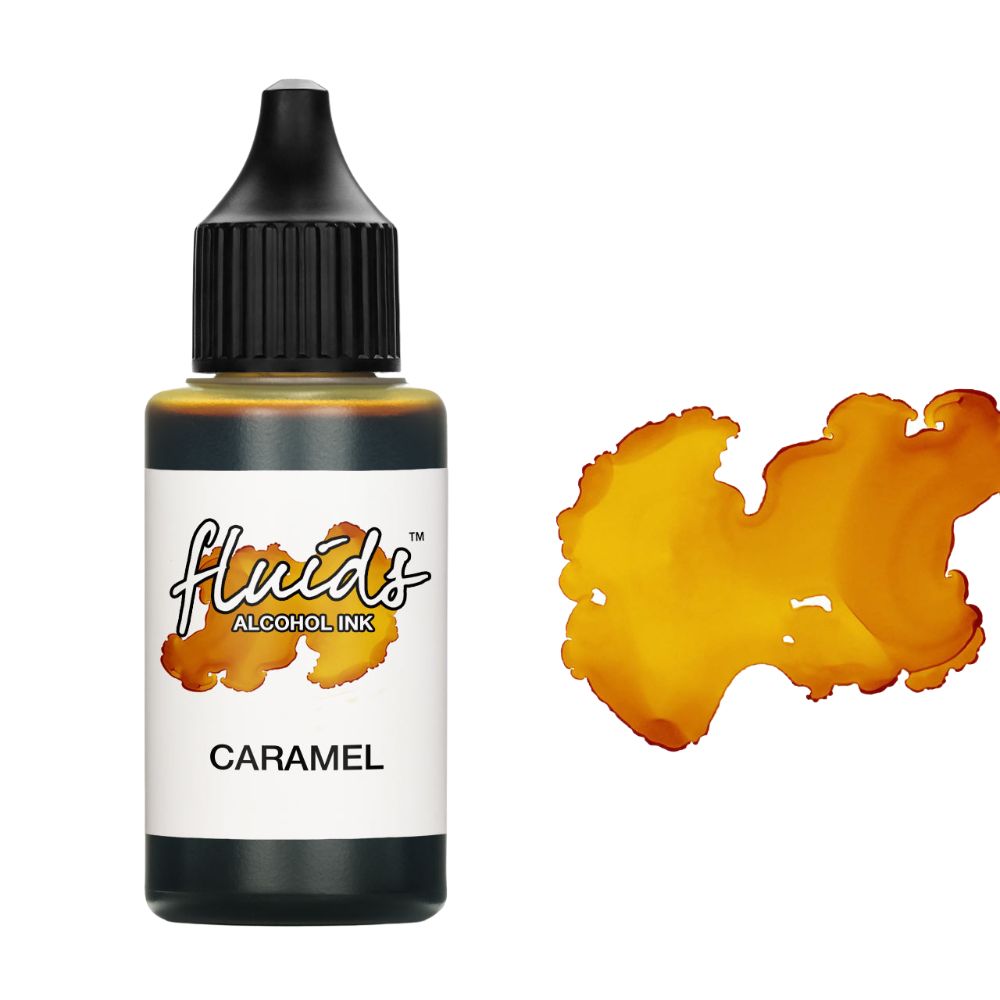 fluids alcohol ink caramel