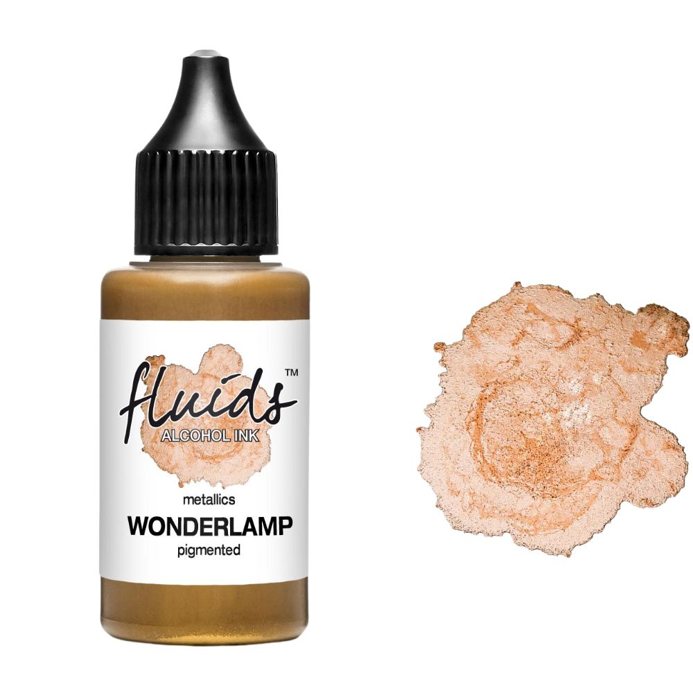 fluids alcohol ink metallic pigment wonderlamp