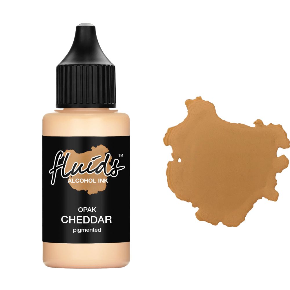 fluids alcohol ink pastel cheddar orange