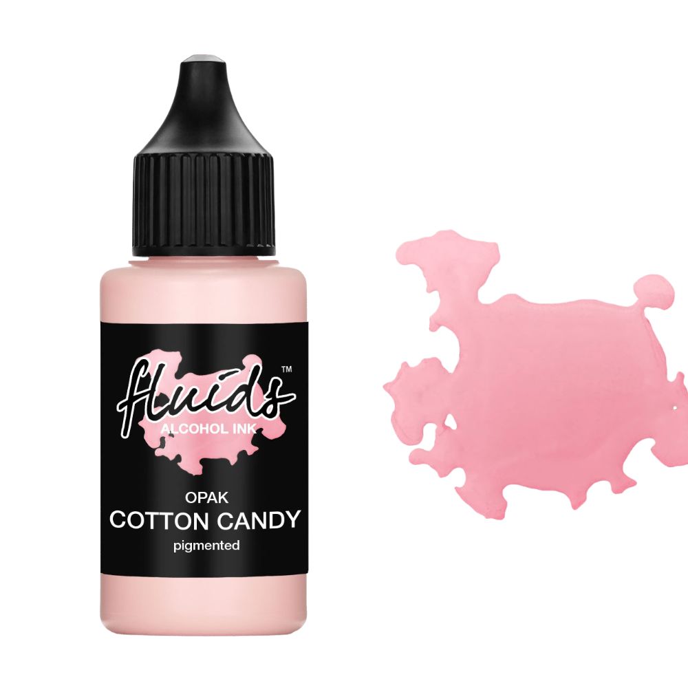 fluids pastel alcohol ink cotton candy