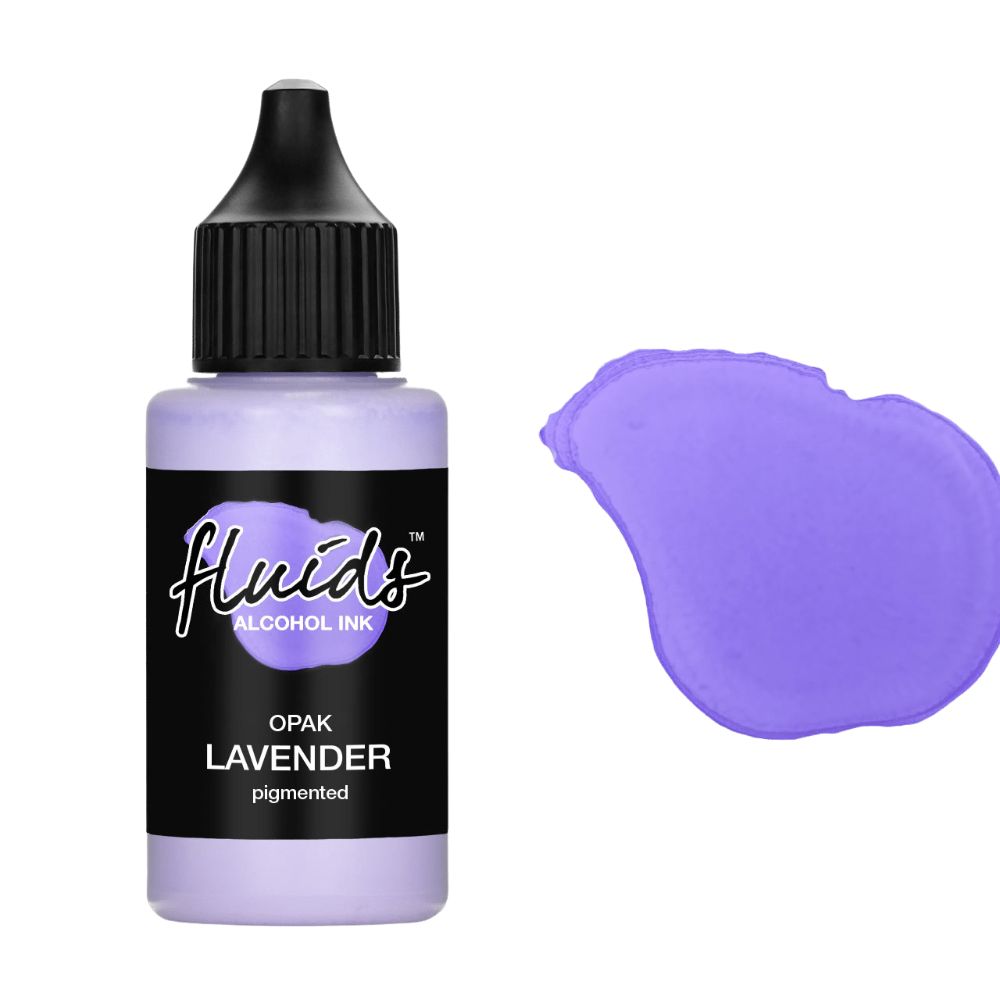 fluids pastel alcohol ink lavender
