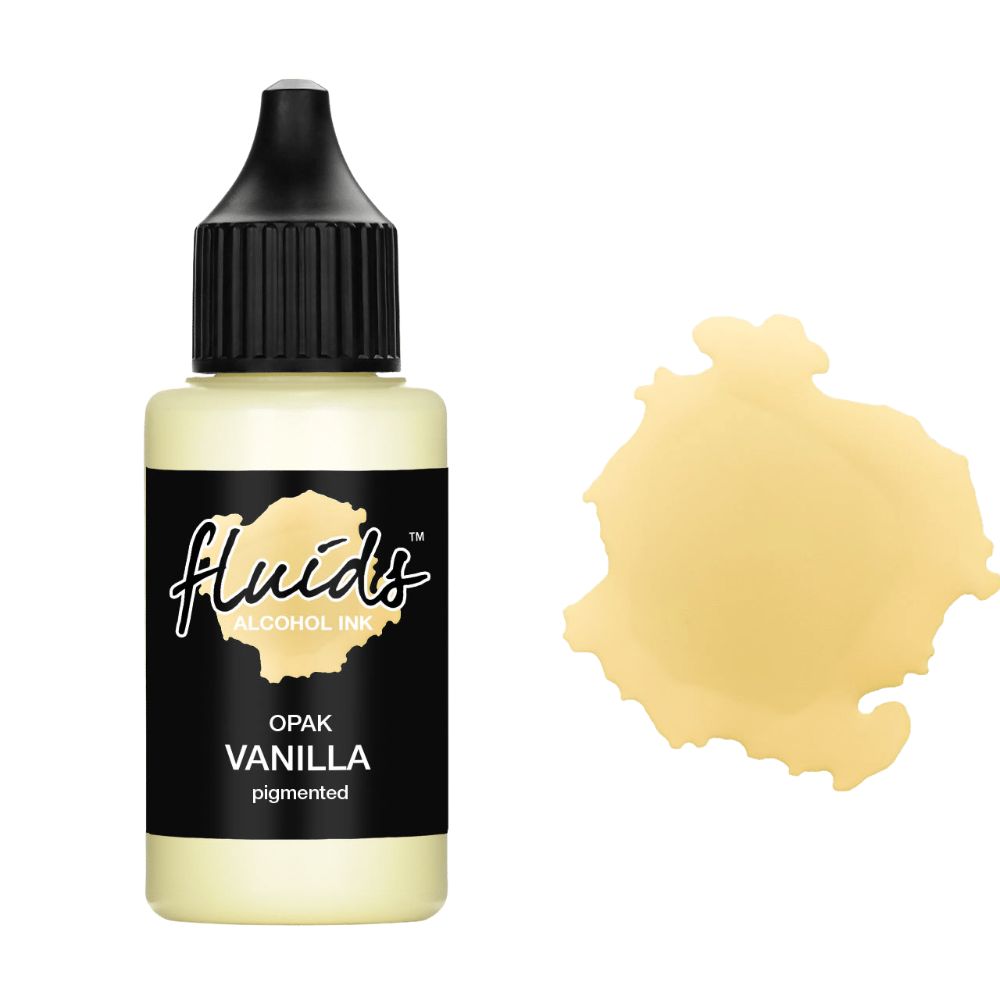 fluids alcohol ink pastel vanilla yellow