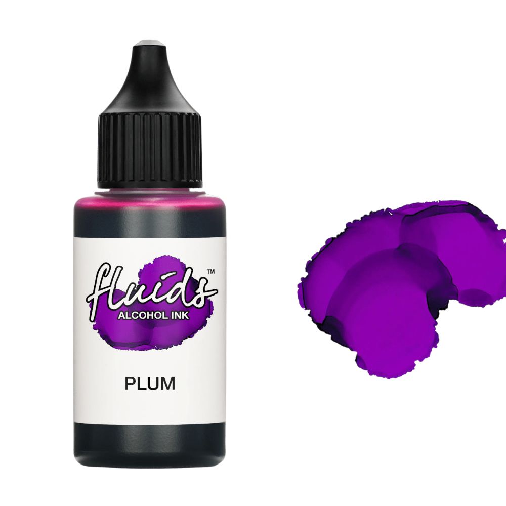 fluids alcohol ink plum purple