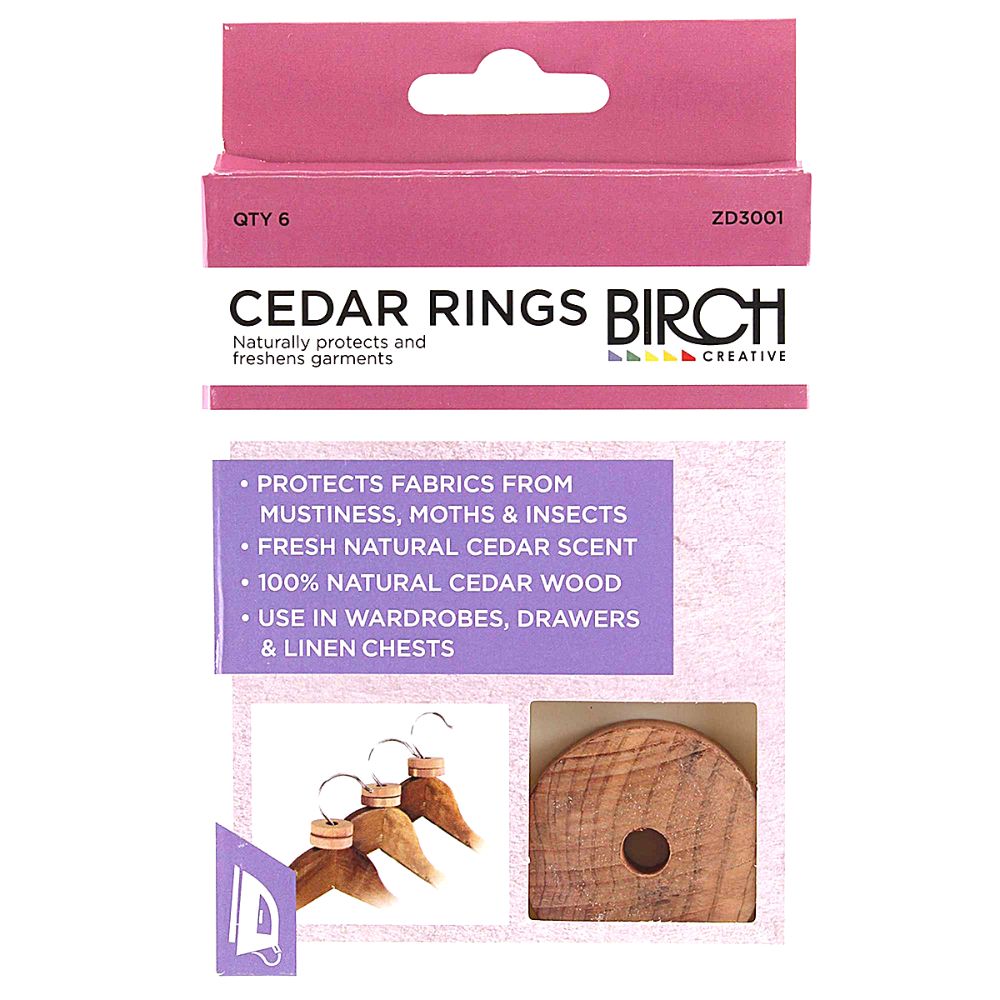 cedarwood moth repellant rings